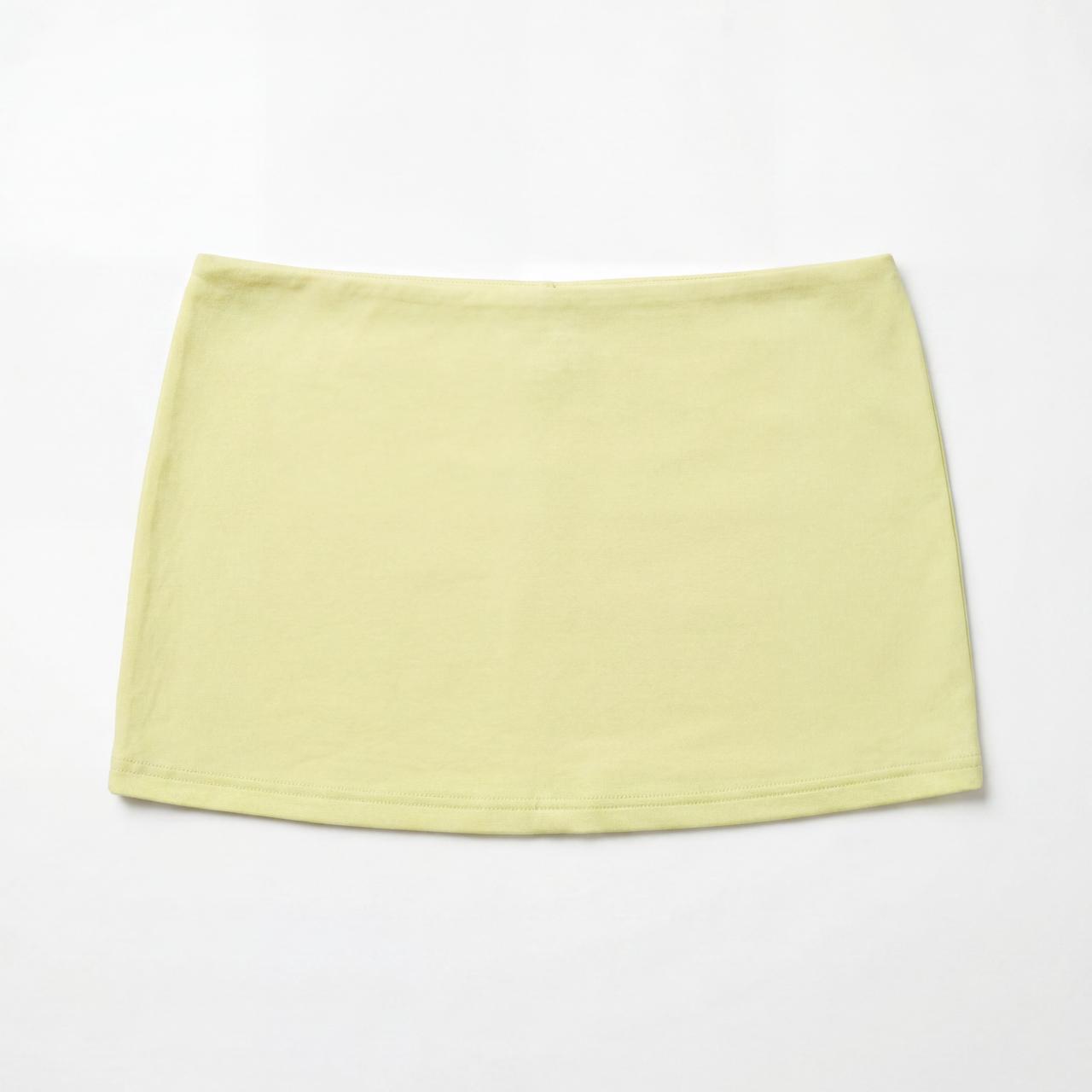 Butter yellow skirt
