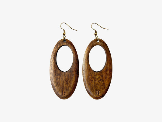 Lola Wood Earring Gold